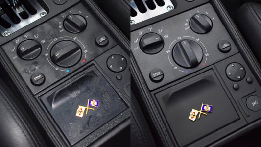 Zo maak je plakkerige knoppen in je auto schoon