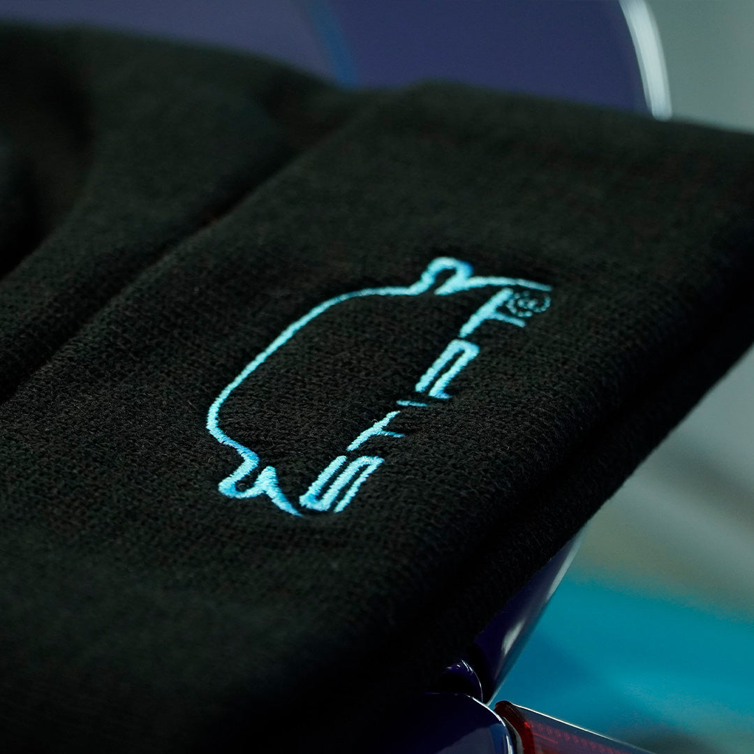 Stipt beanie close up 