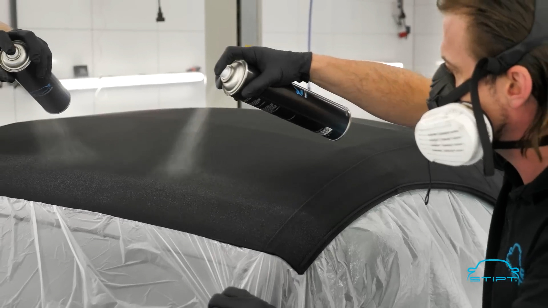 Cabriodak inspuiten met Soft Top Protect