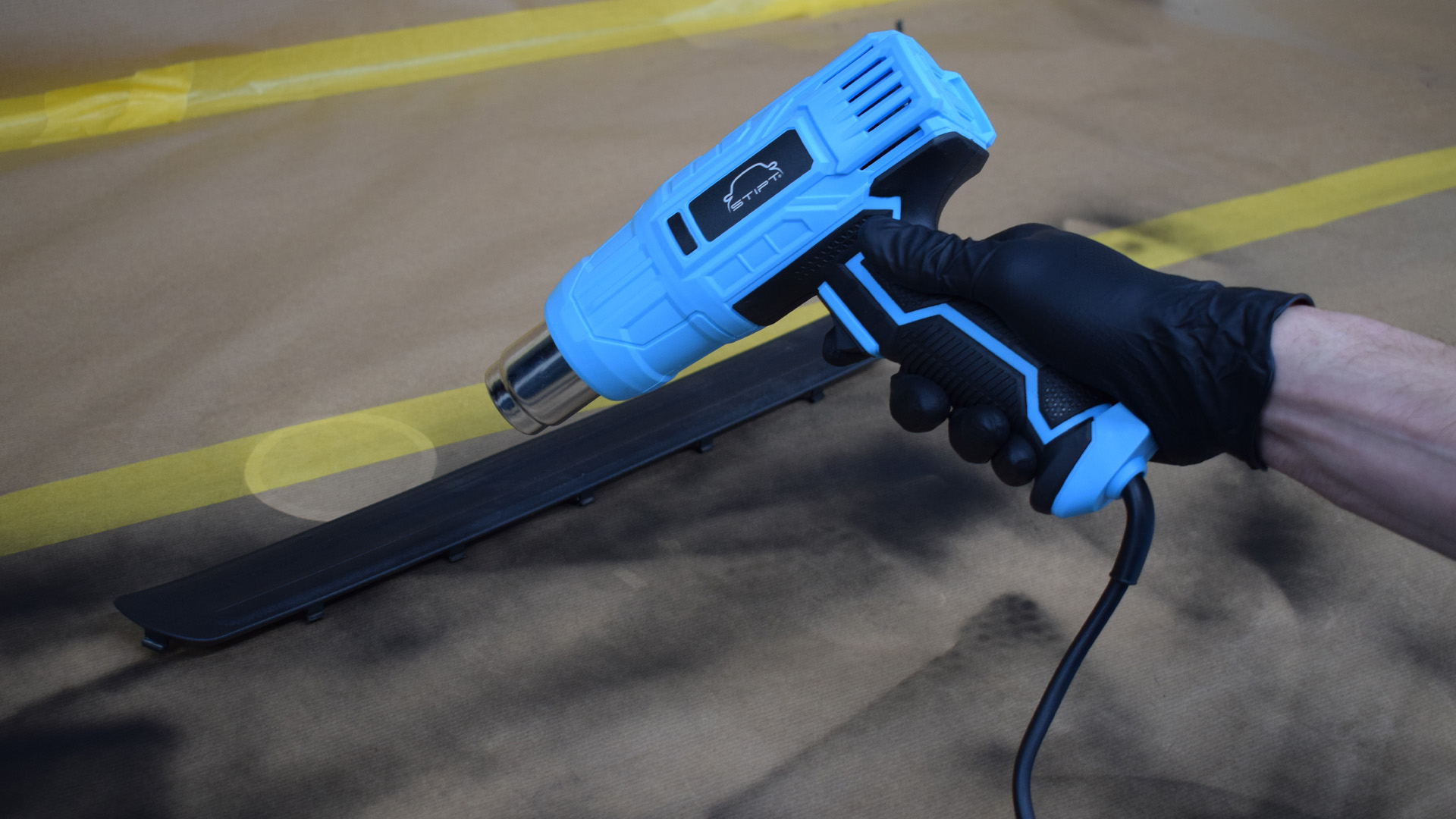 Stipt Hot air gun gebruiken