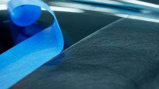 detail tape beschermt tegen wax