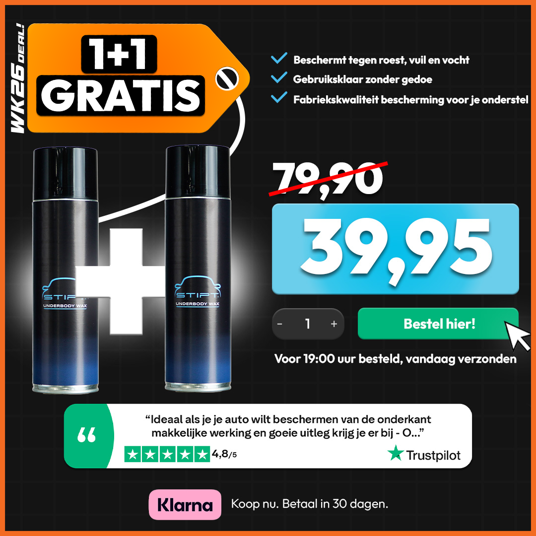 Stipt Underbody Wax 1+1 Gratis